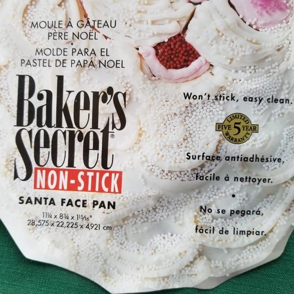 NEW EKCO Baker’s Secret NON-STICK Santa Face Pan - Picture 4 of 6